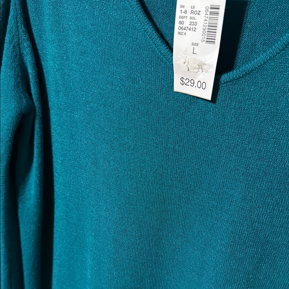 💰Ava & Viv Teal Women's Top - Picture 9 of 9